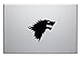 Price comparison product image Cult British Drama - Game of Thrones - GoT - The Starks banner - Wolf - DIY easy to apply laptop Macbook vinyl sticker fun and cool for home improvement and decorations makes the perfect gift.