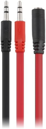 Headset Buddy Adapter Phone To PC Primeshop-HEADSET - ADAPTOR, 3.5 mm Stereo Jack Plug To 2 - Splitter Cable