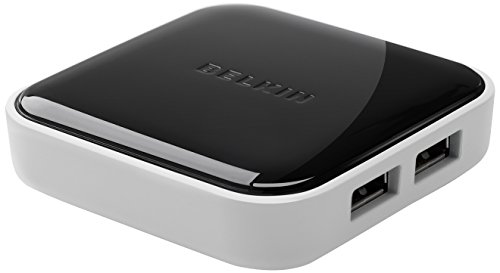 Belkin Aktiver 4-Port USB 2.0 Hub, schwarz/grau