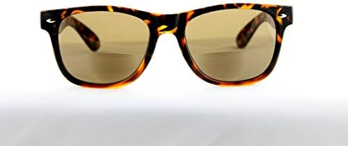 Enjoy Reading in The Sun n Look Fashion! Viscare Spring Hinged Bi-Focal Sun Reading Readers Glasses Sunglasses for Men Women + Hard Case Cloth- 32 Days Return Guarantee!