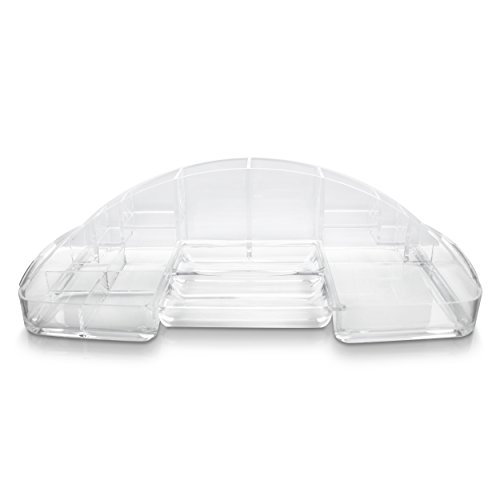 VENKON – Sortierkasten Organizer Aufbewahrungssystem mit 15 Fächern – Kratzfester Transparenter Acryl – ca. 38 x 22 x 10 cm - 4