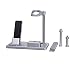 Produktbild perfk 6 In 1 Ladestation Station Stehen Multifunktion halterung für 2x Handy, 1x Uhr, 2x Kopfhörer, 1x AirPods - Grau
