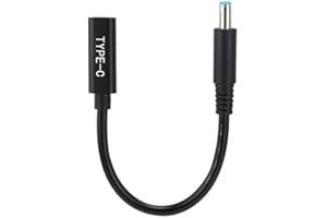Kabel zasilający ASHATA, 65 W, PD typu C na USB C, 4,5 mm x 0,6 mm, kabel interfejsu, kabel do ładowania, notebooki, złącze zasilania do notebooków HP, laptopów