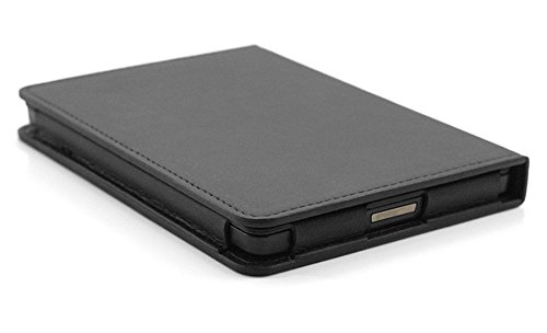 Gecko Covers - Kobo Glo HD H  lle Luxus - Schwarz - eReader Schutzh  lle aus hochwertigem PU-Leder eReaderh  lle mit Aufweck StandbyFunktion eReader C