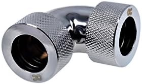 Alphacool 17297 Hose Connector Brass Chrome 1Pc (S) Hose and Adaptor for Fitting