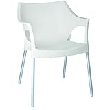 armlehnstuhl drehbar mit kreuzfuß höhenverstellbar: ohne Armlehnstuhl Pole weiß 01161w