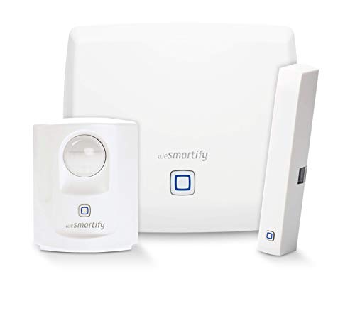 Preisvergleich Produktbild wesmartify Starter-Set Sicherheit 3-Teilig - Access Point, Bewegungsmelder und Fenster- / Türkontakt - basiert auf Homematic IP Funkprotokoll