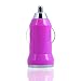 Produktbild JJOnline Mini Auto Zigarette zu USB Konverter Kompatibel mit jedem USB-Ladekabel – Hot Pink Silber