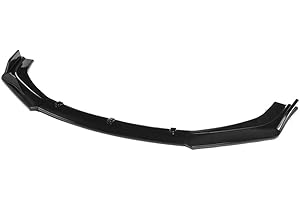 KJGE Coche Alerón Delantero Parachoques para Audi A1 A3 A4 A5 A6 A7 A8 B6 B7 B8 B9 C6 C7 C8 D3 D4 D5 D6 | Spoiler Difusor Protección Deflector Labio Spoiler Difusor