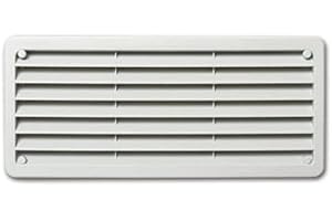 Pescaplanet Griglia Areazione Bombole Camper in 2 Parti Dimensioni 27x12 cm