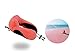 Produktbild SQL Reise Nackenkissen Schlafen Memory Foam,für optimalen Komfort durch Memory Foam Reisekissen Ideal für Reise Büro und Haus Nackenkissen,Red