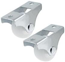 2 Pcs Small Swivel Caster Wheel Robot Platform Project Fixed Metal Plate 1 B13 by caryshop