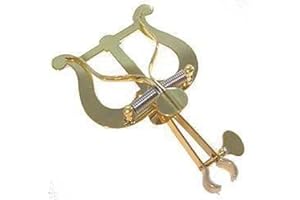 ARNOLD STÖLZEL Marschgabel Riedl 316/330 M Trompete mittlere Lyra, Mundrohr, Notenhalter