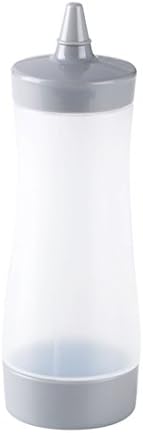 Plastic leak-proof oil pot household condiment bottle tank kitchen soy sauce bottle scented oil bottle small oil bottle vinegar pot gray