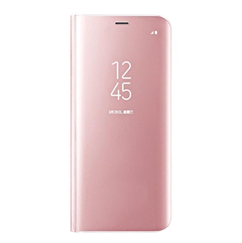 Ver funda para Samsung Galaxy S8 Plus - Sannysis Flip Funda cuero con ventanas 6 2 pulgadas Rosa Ver funda para Samsung Galaxy S8 Plus - Sannysis Flip Funda cuero con ventanas 6 2 pulgadas Rosa
