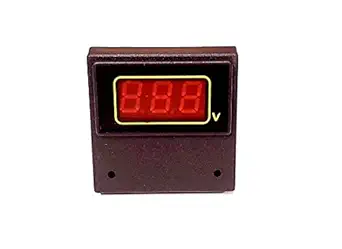 ERH India Digital Voltmeter (0-500v) 65mm Ac for Home, Monitor Panel Indicator, Stabilizer, Switch Board Digital Volt meter (0-500v) 65mm Square Type