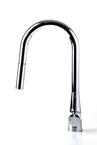 AWA – FLEAKER – Küchenarmatur – Spültischarmatur mit Geschirrbrause – Chrom - 5