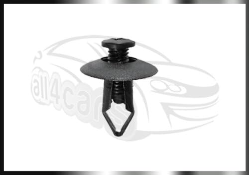 All4cars Wheel Arch Liner Splash Guard Clips 10 Pieces