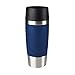 Produktbild Emsa Isolierbecher Mobil genießen 360 ml Quick Press Verschluss Travel Mug -Blau (Manschette Blau) wwww