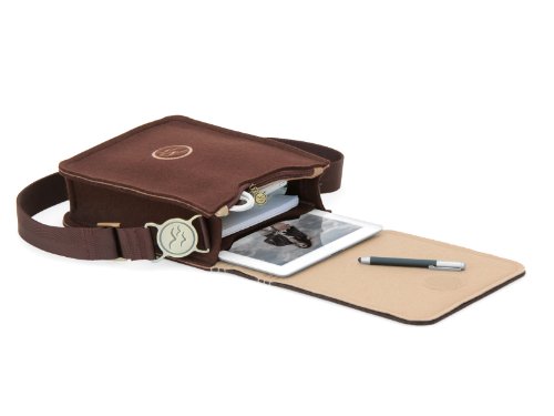 Waterkant Deichkönig Wollfilz Umhängetasche für iPad und iPad Air, braun/beige - 2
