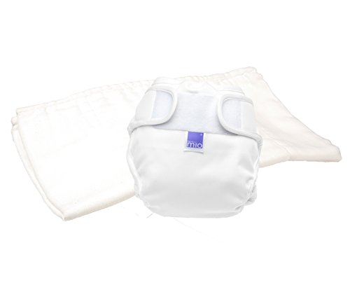 Bambino Mio Miosoft  Reusable Nappy Trial Pack (Size 1, White, 2-Piece)