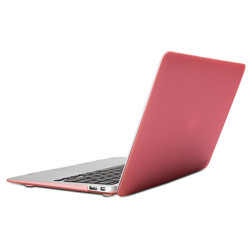 GMYLE 4 im 1 – GMYLE Ultra Slim Matte Gummierte Plastik Harte Hülle Case for Macbook Air 11 Zoll & Tasche & Clear Display Schutz & Silikon Tastatur Abdeckung – Rosa - 3