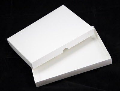 5 x White 5"x7" Box For Handmade Greeting Cards, Top &amp; Base