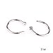 TianQin WY Small 316L Surgical Steel Open Nose Ring / Hoop Cartilage Piercing Stud Body Piercing Thickness 0.8mm and 8mm Diameter (8mm 10pcs)