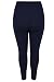Womens Bump It Up Maternity Cotton Elastane Leggings With Comfort Panel Size 20 Navy