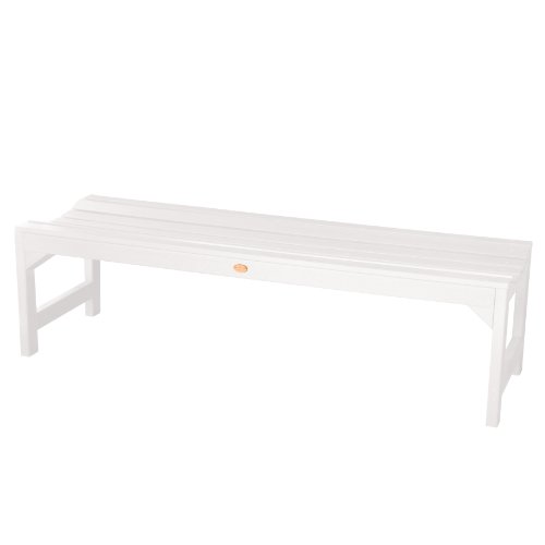 Highwood Lehigh - Banco sin respaldo de madera sintética eco-friendly