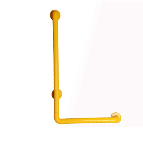 Preisvergleich Produktbild KOSHSH L-förmige Badewanne Dusche Handgriff, Rutschfest Rutschfest verstellbare Richtung Wand montiert Straight Handtuch Holder / Duschhilfe Sicherheits-Handrail,Yellow