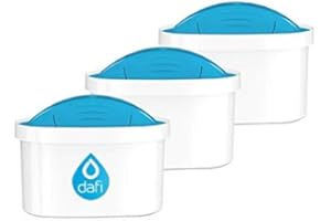 Dafi Unimax Confezione 3 filtri per acqua per caraffe Brita Maxtra & Dafi Unimax (Filtro con tecnologia brevettata al Magnesio Mg2+)
