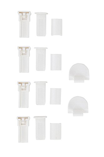 Klemm Plissee Easyfix Plisseerollo creme ohne bohren Crush Optik (H/B: 130/70 cm) - 3