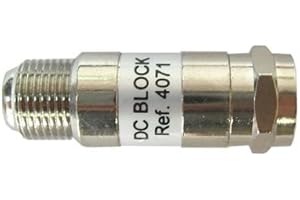 CABLEPELADO Adaptador Bloqueador DC | Conector Bloqueador DC | Conector Tipo F