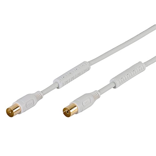 Comprar Vivanco 7/123, 7,5M-N - Cable de antena coaxial (hembra a
macho, hasta 90 dB, con núcleo de ferrita) en Amazon