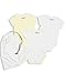 The Essential One - Unisex Lemon 3 pack Baby Vests / Bodies-3-6 Months ESS91