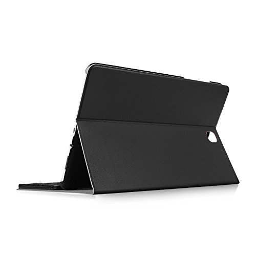 Fintie Blade X1 Samsung Galaxy Tab A 9.7 Bluetooth Tastatur Hülle Keyboard Case – Ultradünn leicht SmartShell Ständer Schutzhülle mit magnetisch abnehmbar drahtloser Bluetooth Tastatur für Samsung Galaxy Tab A 9.7 T550N / T555N 24,6 cm (9,7 Zoll) Tablet-PC, Schwarz - 9