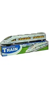 Others Univeral High Speed Metro Express Bullet Train Emu With Flash Light & Music Gift Toy For Kids