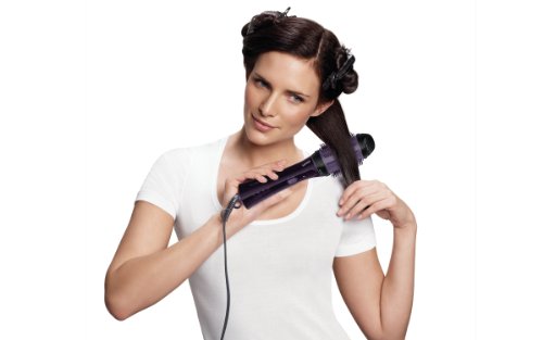 Philips ProCare Stylingbürste, einziehbare Borsten HP8634/00, 1200 Watt, violett - 9