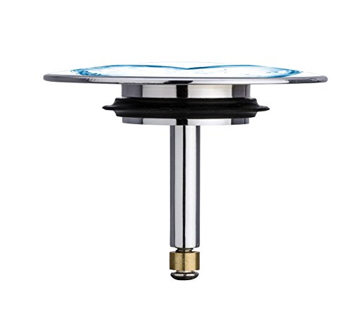Wenko 207308500 Badewannenstöpsel Pluggy XXL Water Heart Abfluss-Stopfen, für alle handelsüblichen Badewannen-Abflüsse, Kunststoff, Mehrfarbig, 7,5 x 7,5 x 6 cm - 2