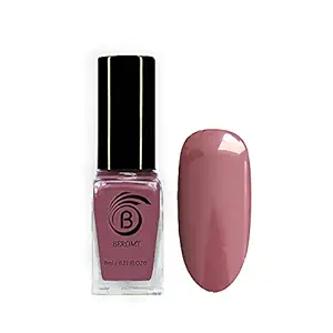 Beromt Gossip Girl Nail Polish, Glossy, Matte Finish, Dark Wine, 8Ml