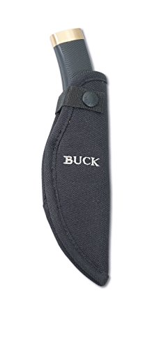 Buck Erwachsene Jagd-/outdoormesser Vanguard, Droppoint-Klinge, 420 HC-Stahl, Kraton-Griff, Messingbeschläge, Cordura-Scheide, Mehrfarbig, One Size, 286811 - 2