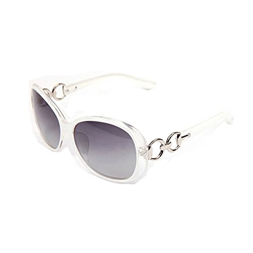 New Fashion Full Frame Beautiful Sunglasses for Women White