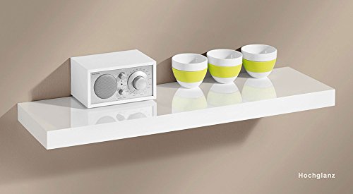 Wandregal / Wandboard BOY | 90x30x5 cm – weiß - 3