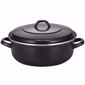 Preisvergleich Produktbild Kölner Bräter 26 cm schwarz matt emailliert