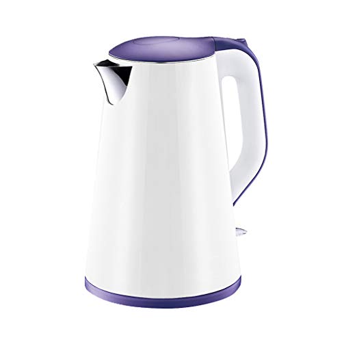 Bouilloire lectrique, Bouilloire lectrique Grande Capacit, Bouilloire  Temprature Constante En Acier Inoxydable Anti-brlure  Deux Couches (Couleur : Blanc)