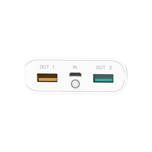 RealPower PB-6k externer kompakter Akku Batterie Handy Ladegerät Powerbank 6000 mAh für iPhone, iPad, Samsung Galaxy und weitere Smartphones (weiß) - 3