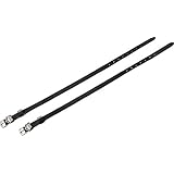 RIDING WORLD Krone Sporenriemen schwarz