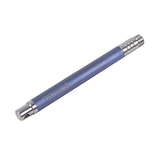 TITANER EDC Leichte Titanium Multifunktions -Werkzeug mit Zahnstocher schützen Fall (Blau)