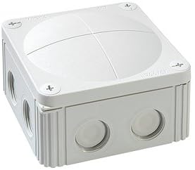 Advanced Wiska Junction Box, Grey, IP66/67, 160mm x 140mm x 81mm (Pack of 1) - (Eco Packaging)